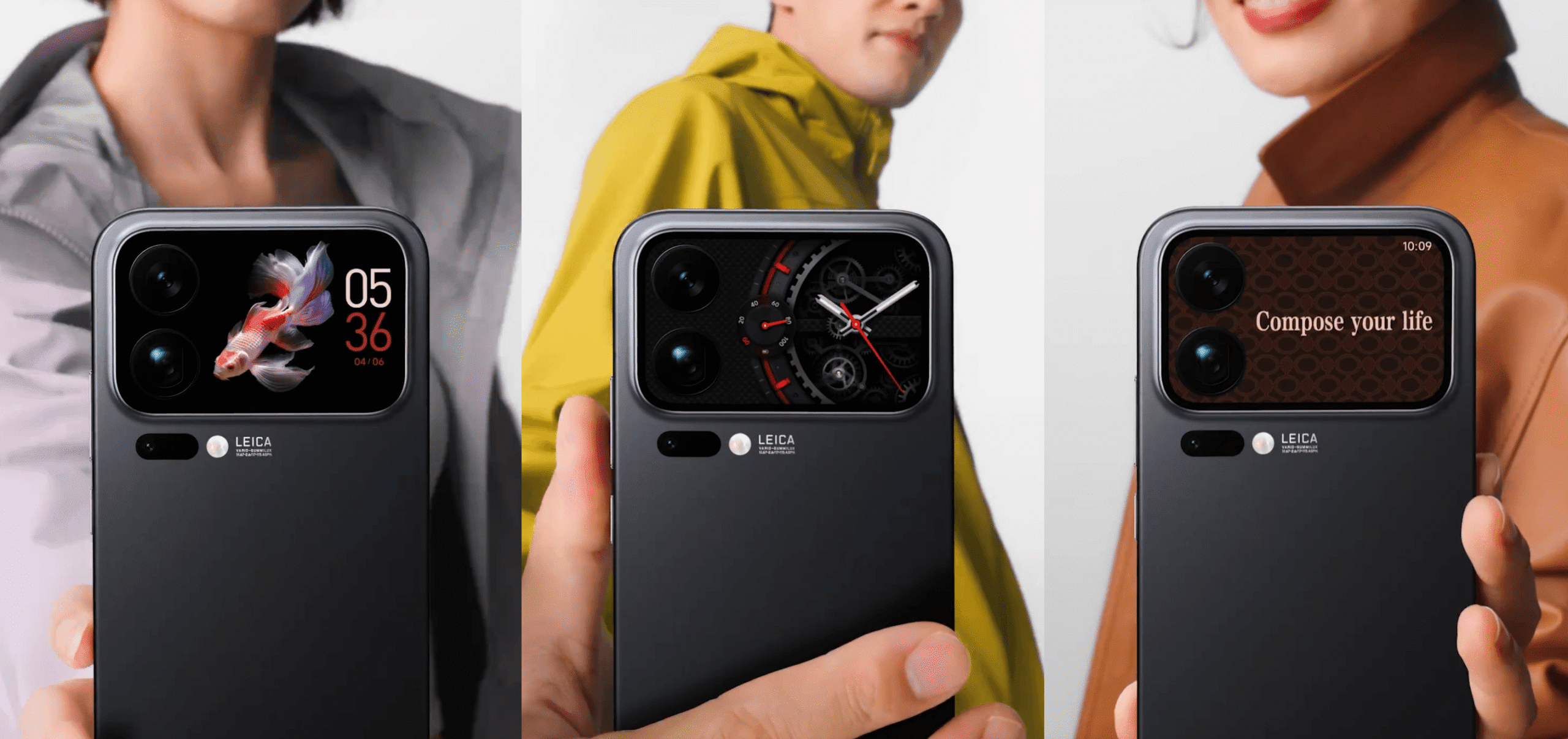 Xiaomi 17 Pro ganha tela traseira personalizável - Imagem do artigo original