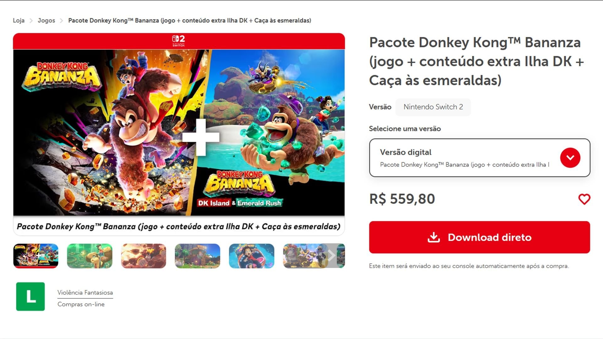 Fãs pedem jogos Nintendo mais baratos no Brasil - Imagem do artigo original